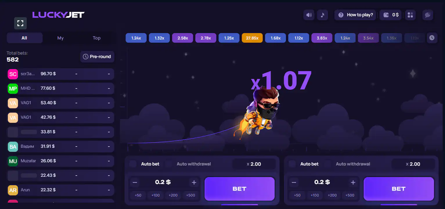 1win LuckyJet